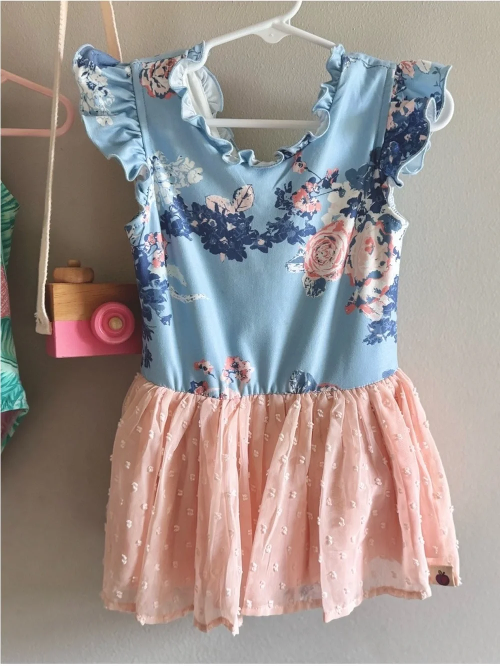 Cheeky Plum Farrah Leotard in Blue Moon